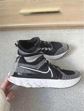 Nike React Infinity Run Flyknit 2 Black Running Sneakers Women’s 7.5